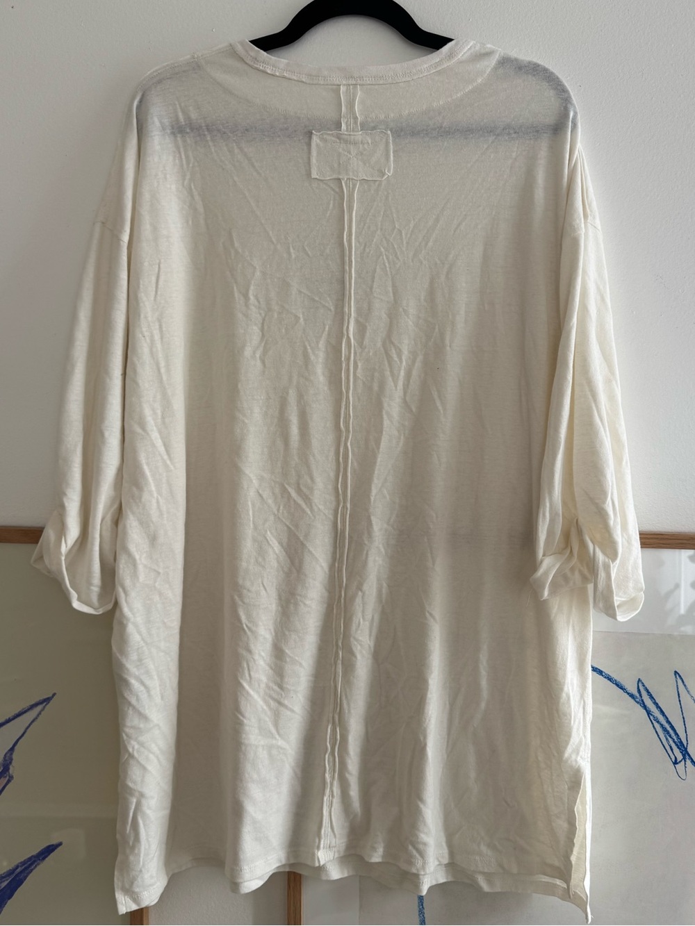 We The Free Ivory Relaxed Crewneck Tee - Picture 2 of 3